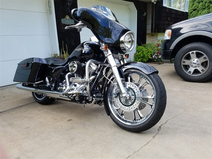Klock Werks "Tire Hugger" Front Fenders 2014-2026 Touring - (FLH, FLT,Trikes)