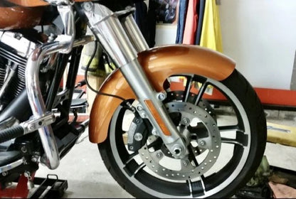 Klock Werks "Tire Hugger" Front Fenders 2014-2026 Touring - (FLH, FLT,Trikes)