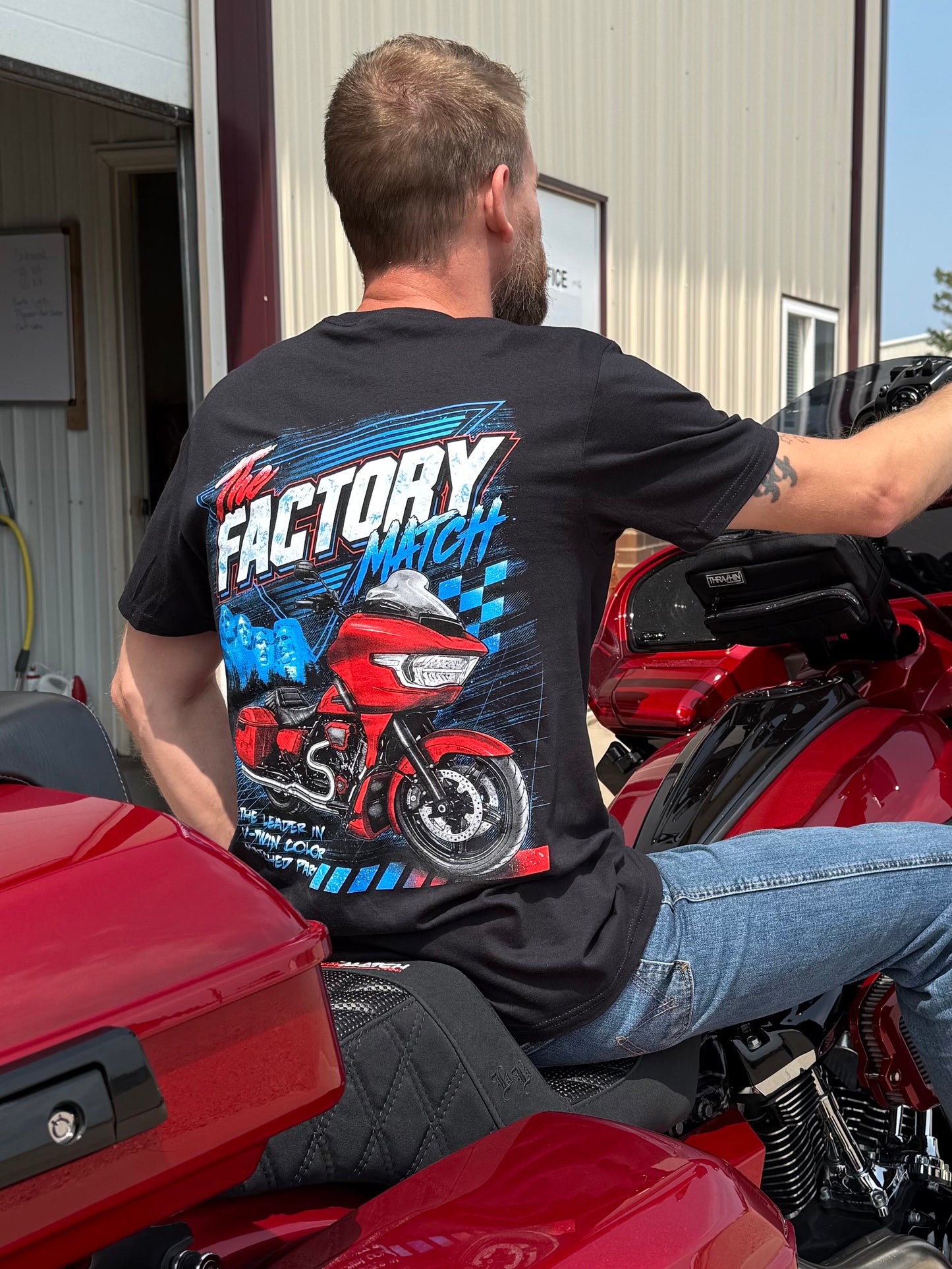 Factory Match Retro Midwest Vibes Road Glide Tees